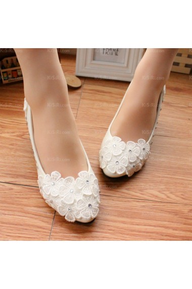 Elegant Wedding Bridal Shoes with Rhinestone