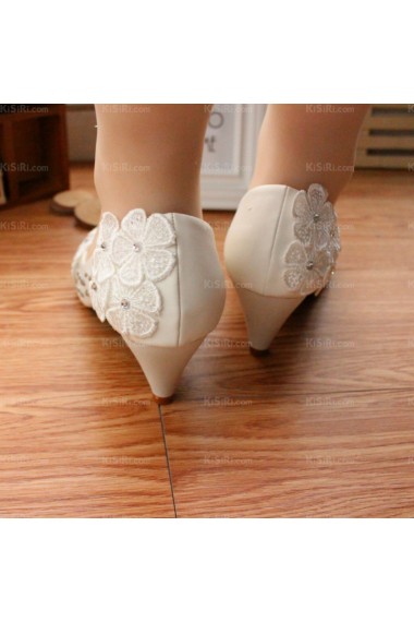 Elegant Wedding Bridal Shoes with Rhinestone