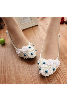 Fall Discount Wedding Bridal Shoes with Pearl