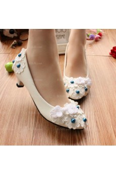 Fall Discount Wedding Bridal Shoes with Pearl