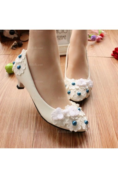 Fall Discount Wedding Bridal Shoes with Pearl