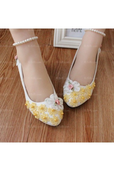 Spring Lace Bridal Wedding Shoes for Sale