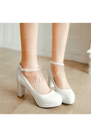 Fall Discount Wedding Bridal Shoes with Rhinestone 