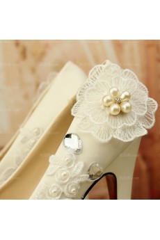 Summer White Best Cheap Wedding Bridal Shoes