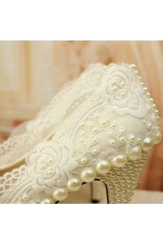 White Beach Wedding Bridal Shoes for Sale