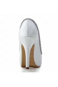 The Best Ivory White Wedding Bridal Shoes with Rhinestone