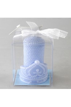 Crowne Beaded Mutiara Cylindrical Candle