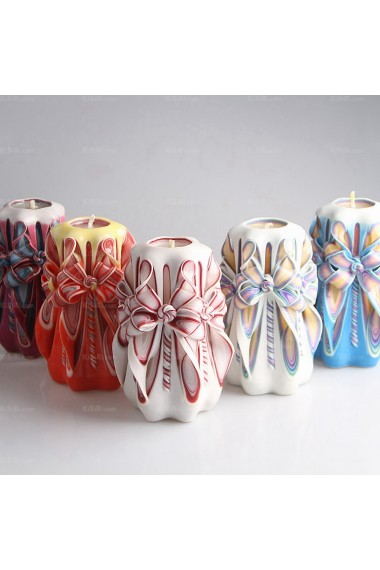 Butterflies Royal Carved LED Candle for Sale