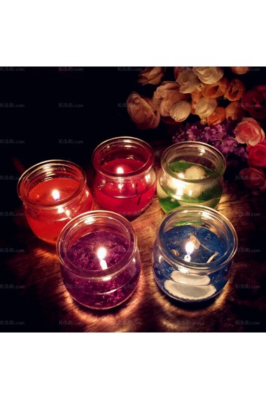 Cheap Glass Cup Jelly Candles for Sale